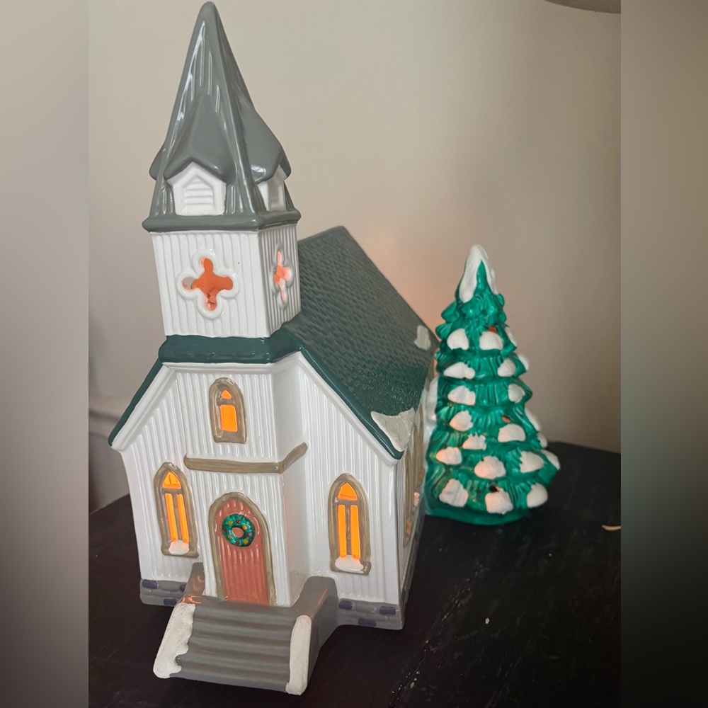 Vintage Department 56 Original Snow Village All Saints Church